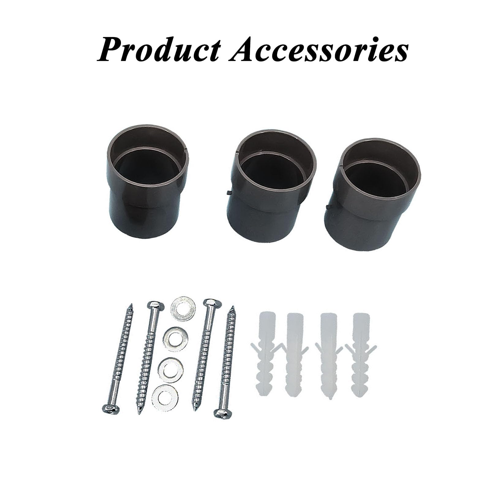 Lychee Light Toilet Offset Flange with Gasket, Screws, and Three